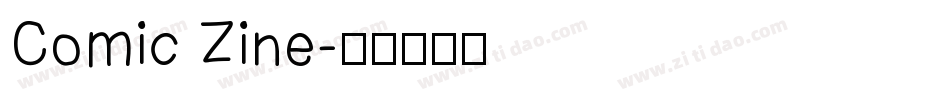 Comic Zine字体转换